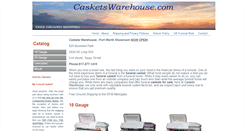 Desktop Screenshot of casketswarehouse.com